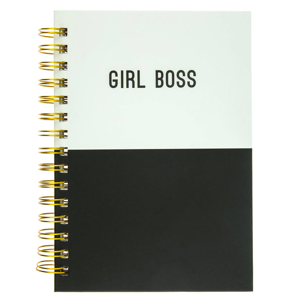 Girl Boss 6 x 8 Spiral Hard Cover Journal