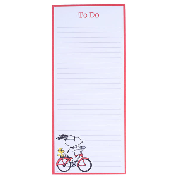 Peanuts™ Bike Magnetic Notepad
