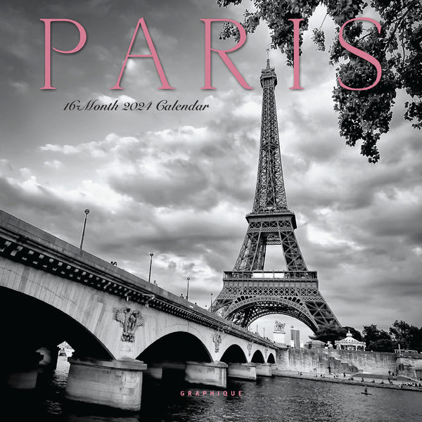 Paris 7 x 7 Mini Calendar