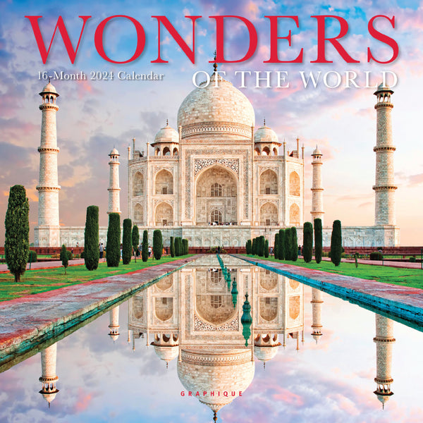 Wonders of the World 7 x 7 Mini Calendar