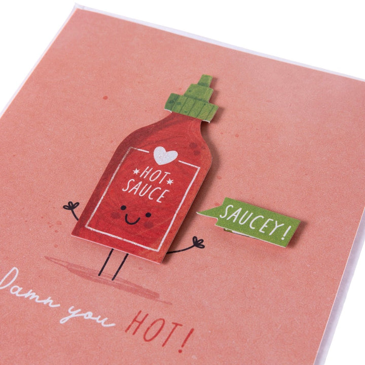 Damn You Hot! Handmade Card - Graphique de France