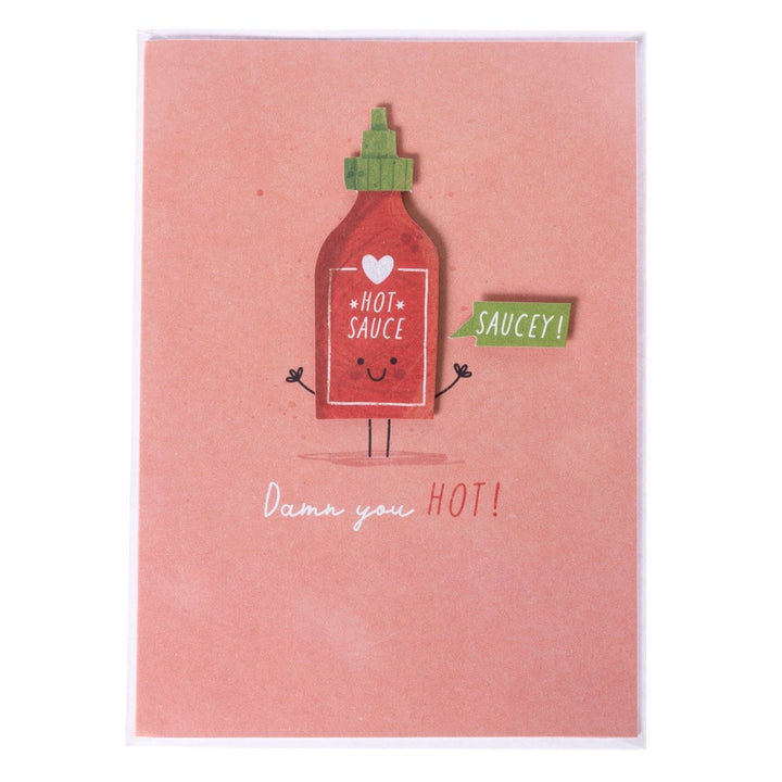 Damn You Hot! Handmade Card - Graphique de France