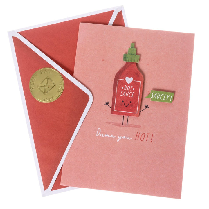 Damn You Hot! Handmade Card - Graphique de France