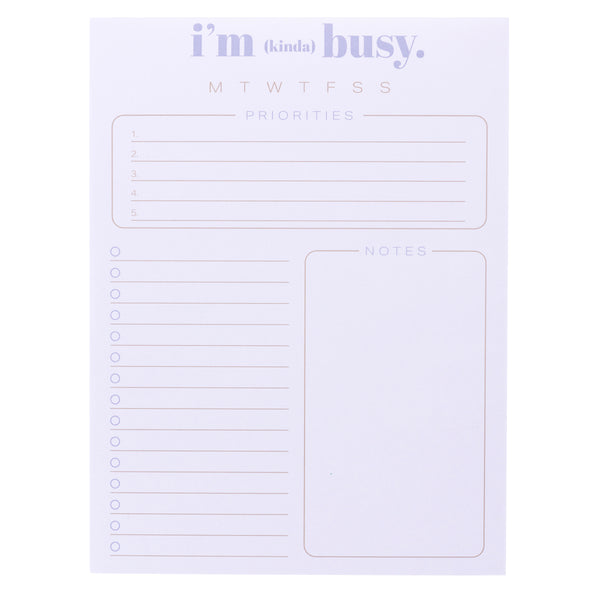 I'm Busy Large Notepad