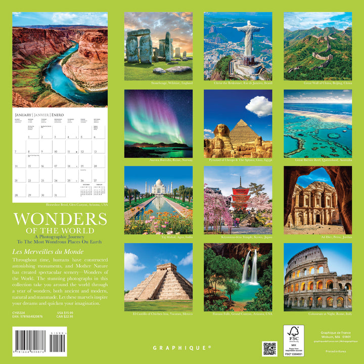 Wonders of the World Collection – Time2Color Calendars