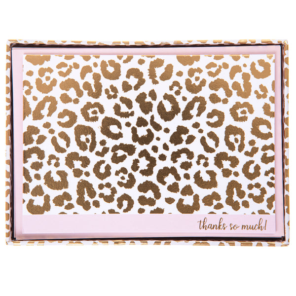 Cheetah Boxed Cards