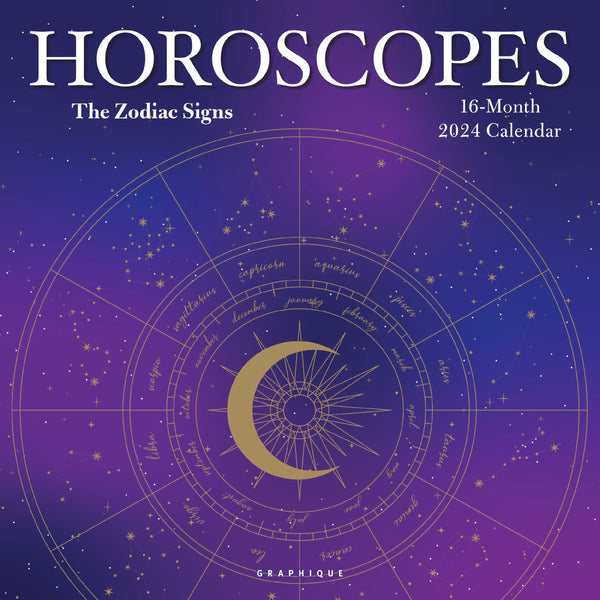 Horoscopes 12 x 12 Wall Calendar