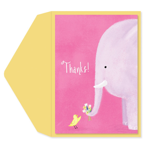 Elephant Thank You Card - Graphique de France