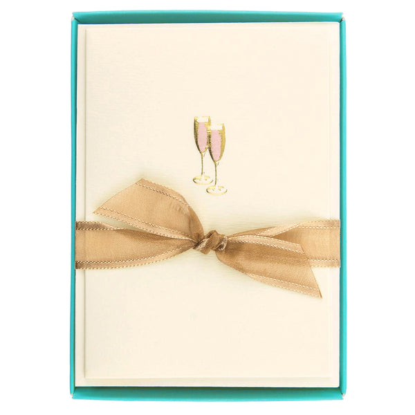 Graphique France Boxed Thank You Cards - Gold Dots