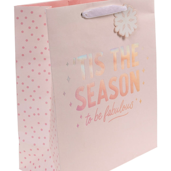 Fabulous Pink Large Holiday Gift Bag - Graphique de France