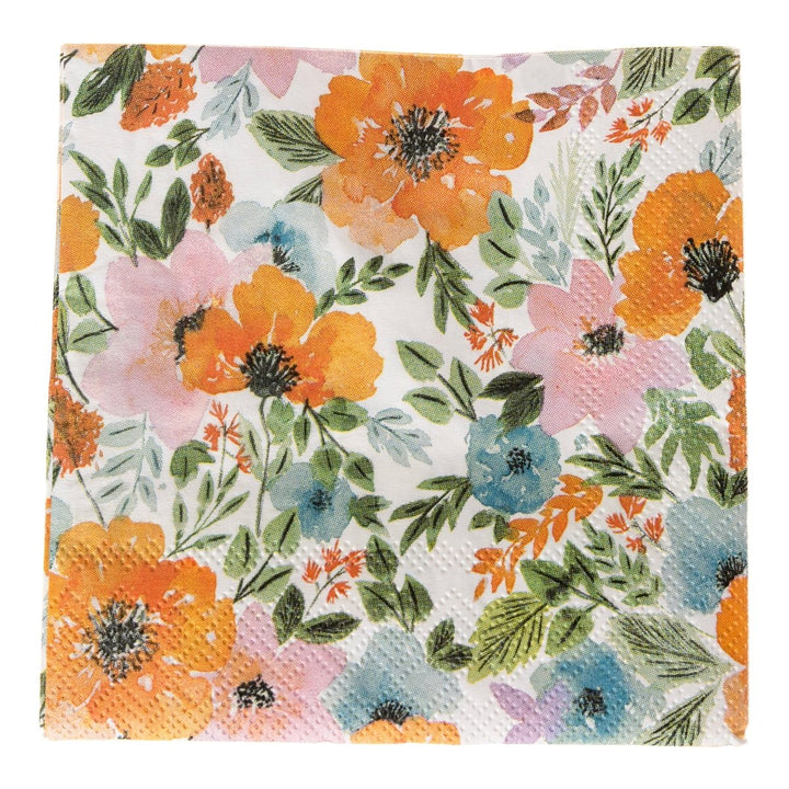 Fall Floral Cocktail Napkins - Graphique de France