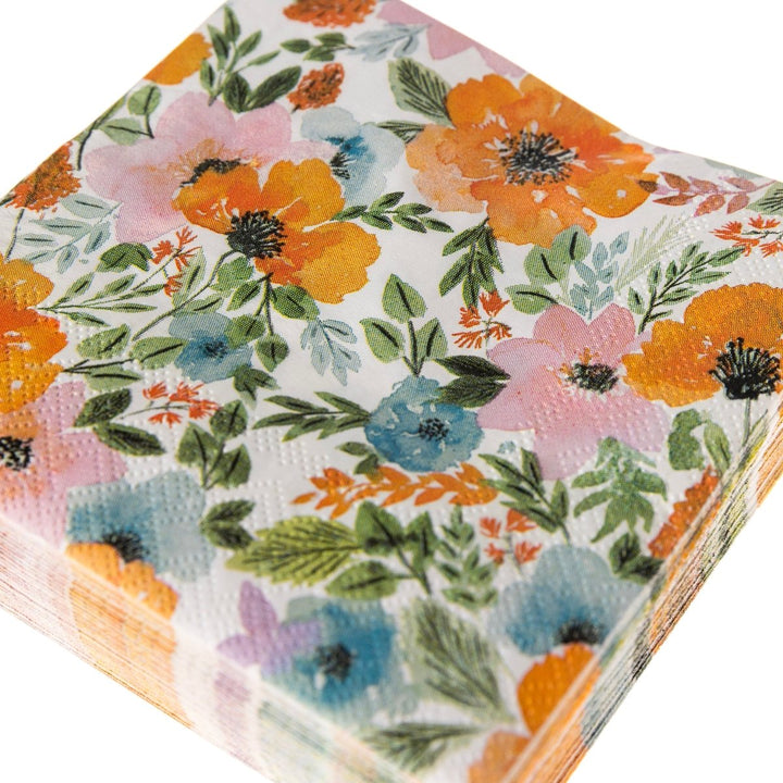 Fall Floral Cocktail Napkins - Graphique de France