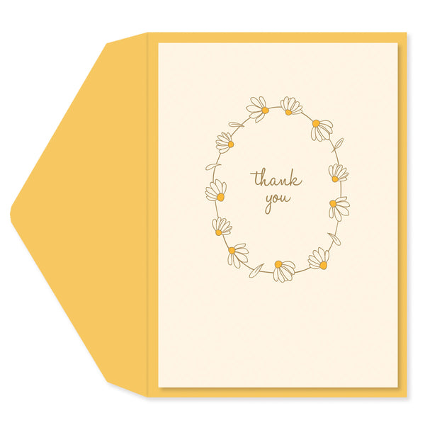 Graphique France Boxed Thank You Cards - Gold Dots