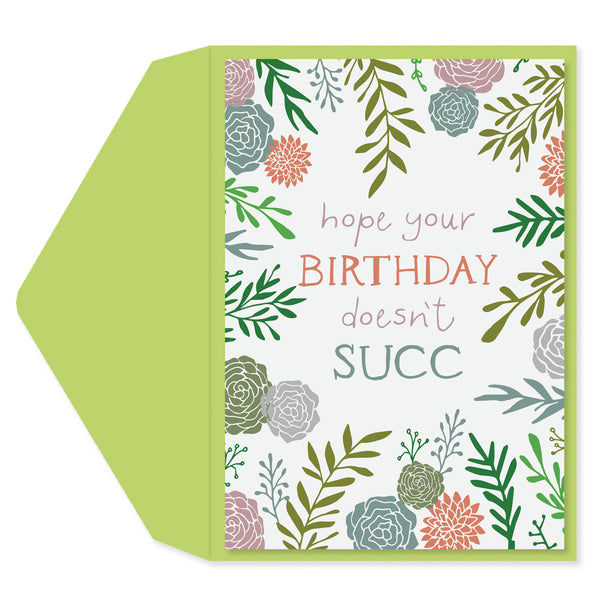 Succ Bday Birthday Card