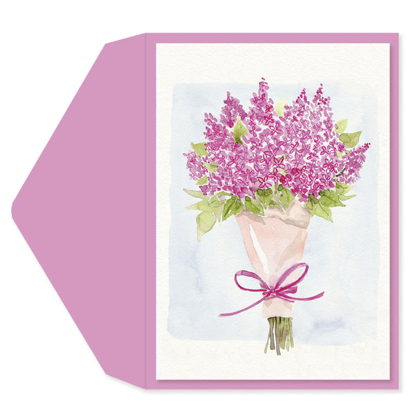 Lilacs Blank Card