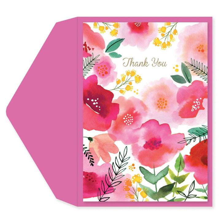 Floral Thank You Card - Graphique de France