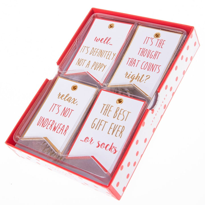 Funny Holiday Gift Tag Set - Graphique de France