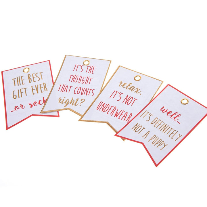 Funny Holiday Gift Tag Set - Graphique de France