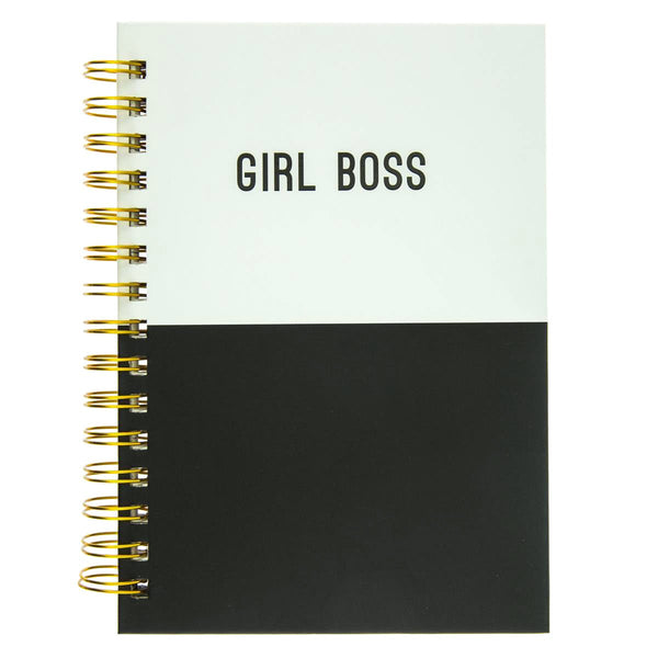 Girl Boss 6 x 8 Spiral Hard Cover Journal - Graphique de France