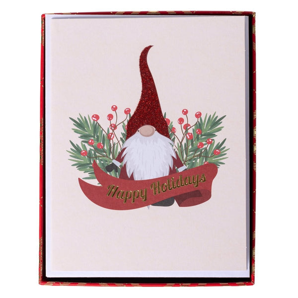 Gnome & Banner Mid - Sized Holiday Boxed Card - Graphique de France