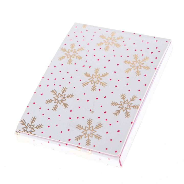 Gold Snowflake Holiday Pocket Note - Graphique de France