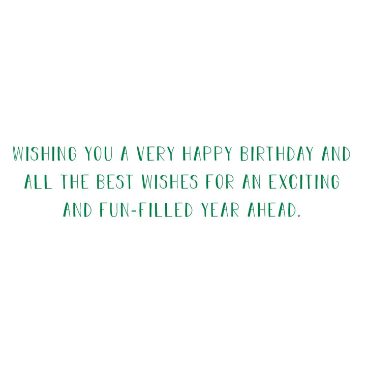 Green Watercolor Birthday Card - Graphique de France