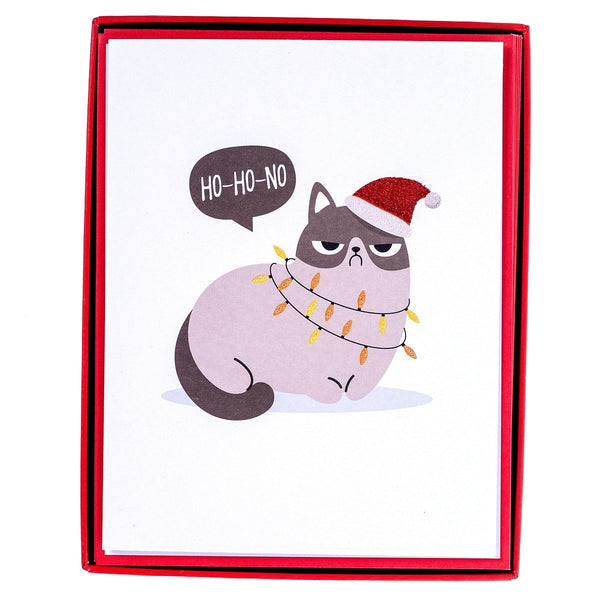 Grumpy Cat Mid - Sized Holiday Boxed Card - Graphique de France