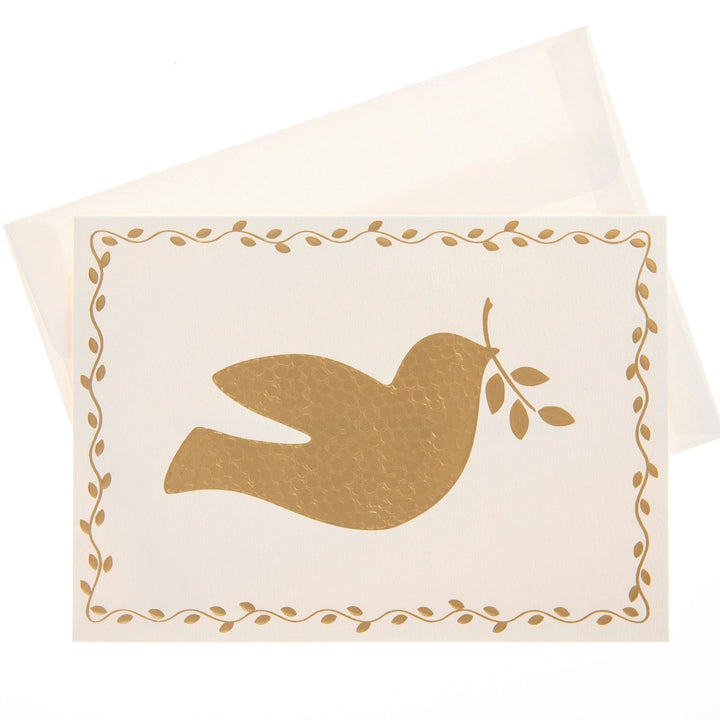 Hammered Dove Large Signature Holiday Boxed Card - Graphique de France