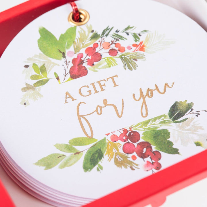 Holly and Berries Holiday Gift Tag Box Set - Graphique de France