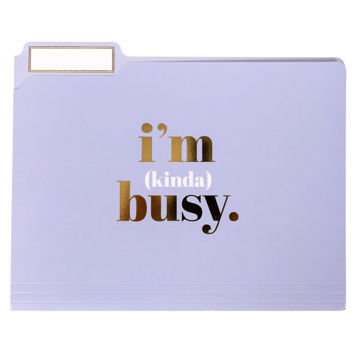 I'm Busy File Folder Set - Graphique de France