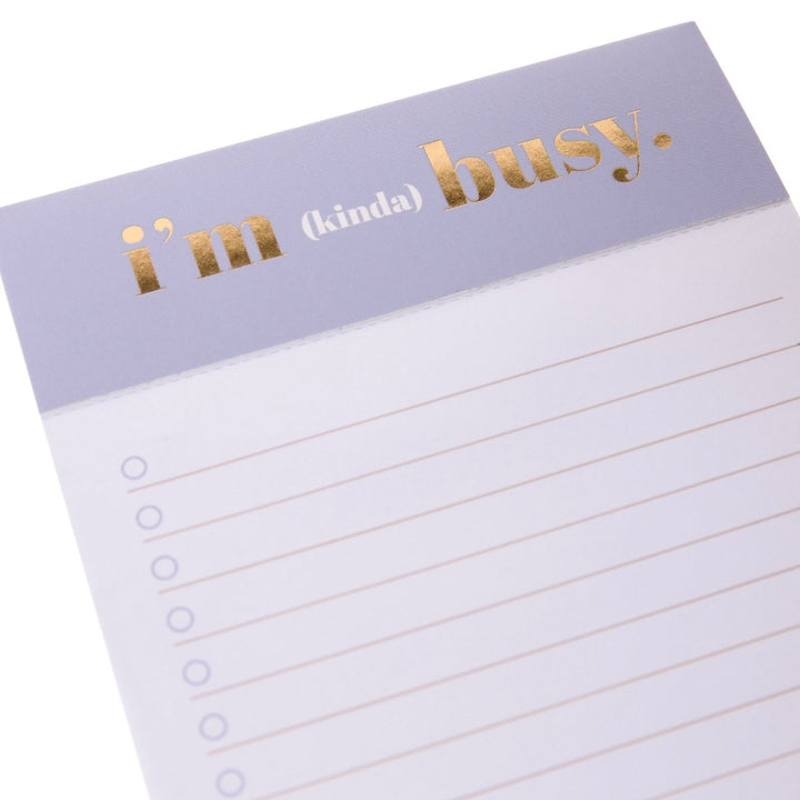 I'm Busy Jotter Notepad - Graphique de France