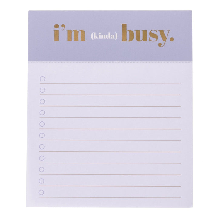 I'm Busy Jotter Notepad - Graphique de France