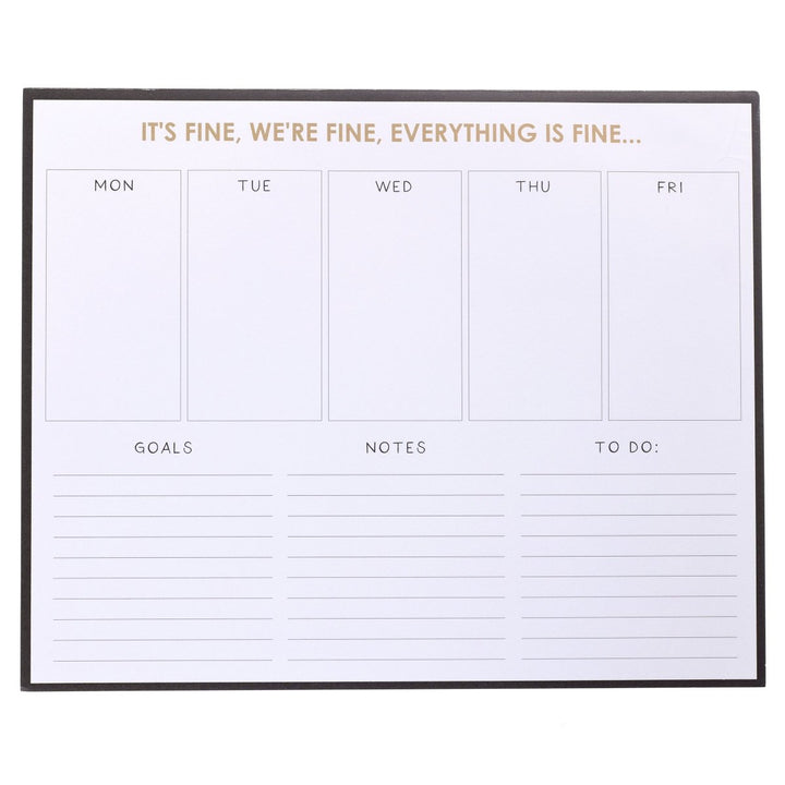 Its Fine Weekly Deskpad - Graphique de France