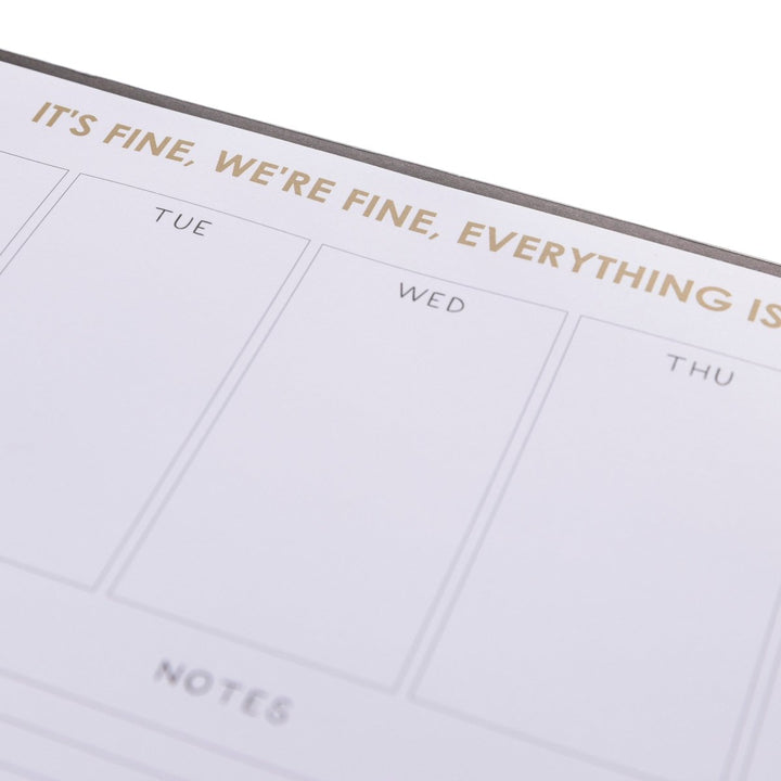 Its Fine Weekly Deskpad - Graphique de France