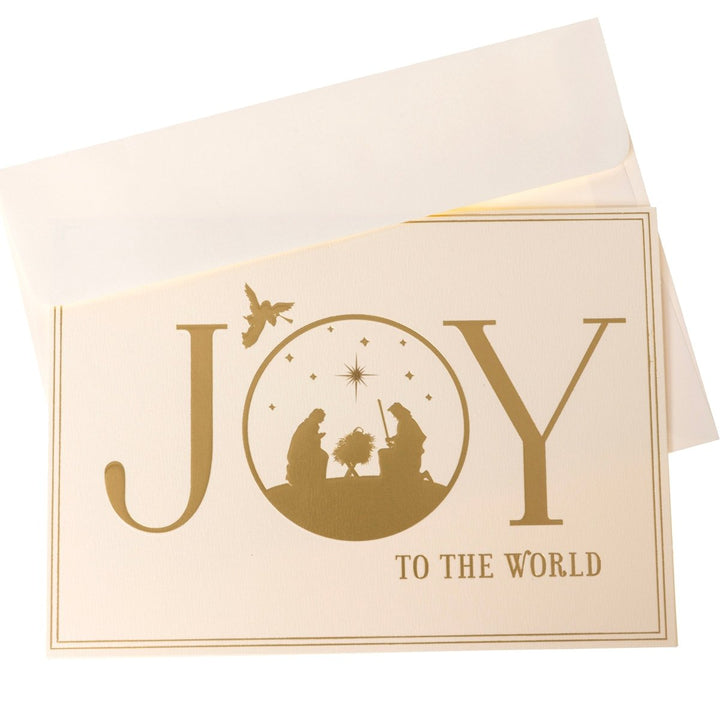 Joy Nativity Scene Large Signature Holiday Boxed Card - Graphique de France