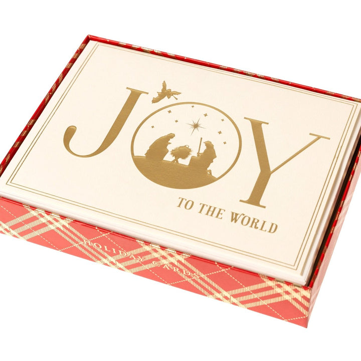 Joy Nativity Scene Large Signature Holiday Boxed Card - Graphique de France