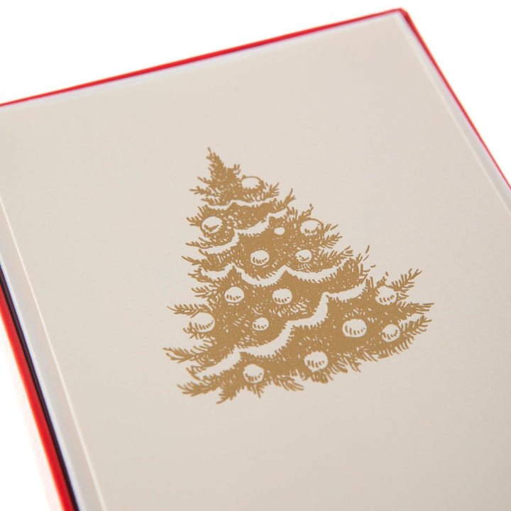 La Petite Noel Gold Tree La Petite Noel Holiday Boxed Card - Graphique de France