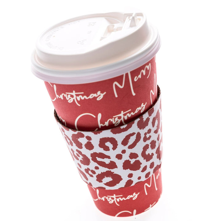 Leopard Holiday Disposable Travel Cups - Graphique de France