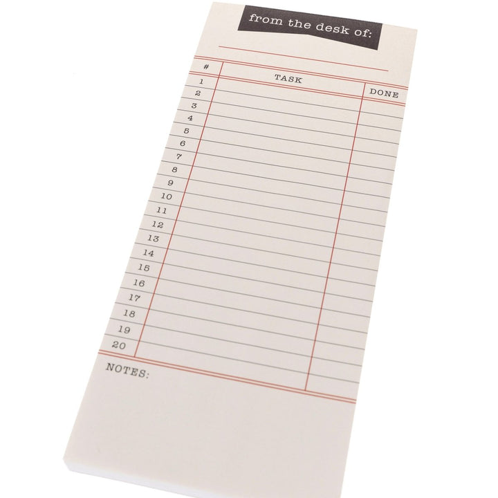 Library Card Magnetic Notepad - Graphique de France