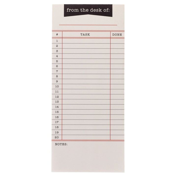 Library Card Magnetic Notepad - Graphique de France