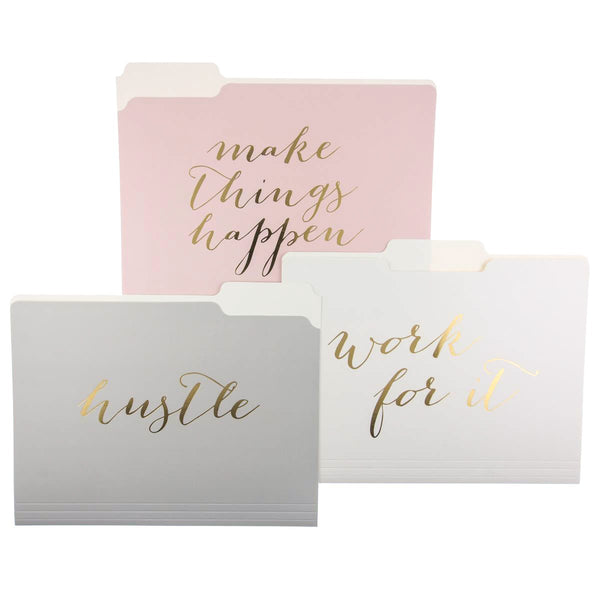 Make Things Happen File Folder Set - Graphique de France