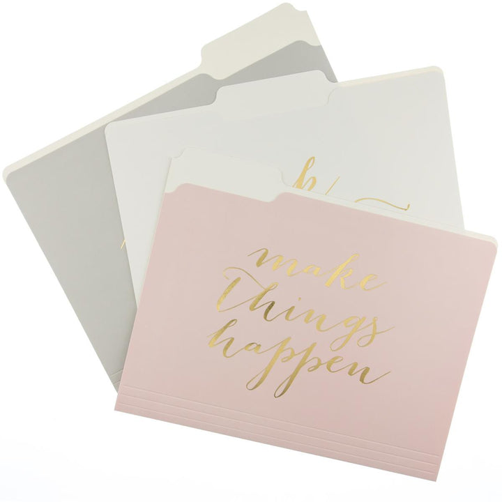 Make Things Happen File Folder Set - Graphique de France