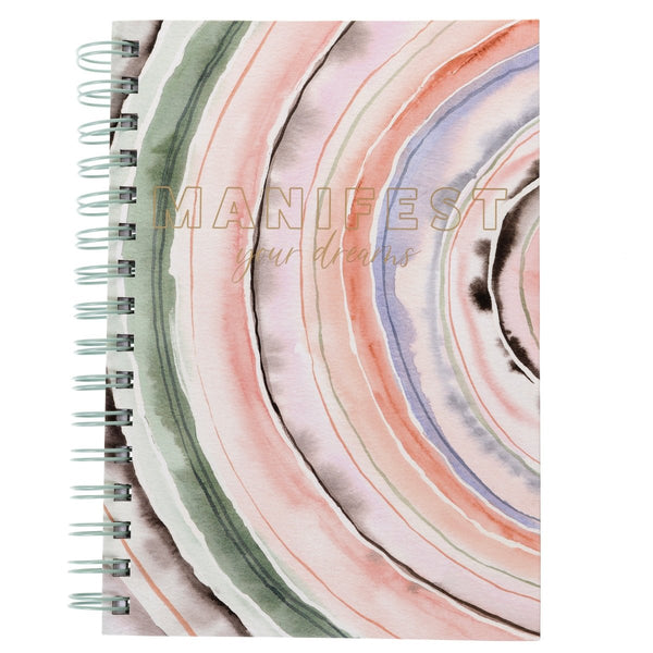 Manifest 6 x 8 Spiral Hard Cover Journal - Graphique de France