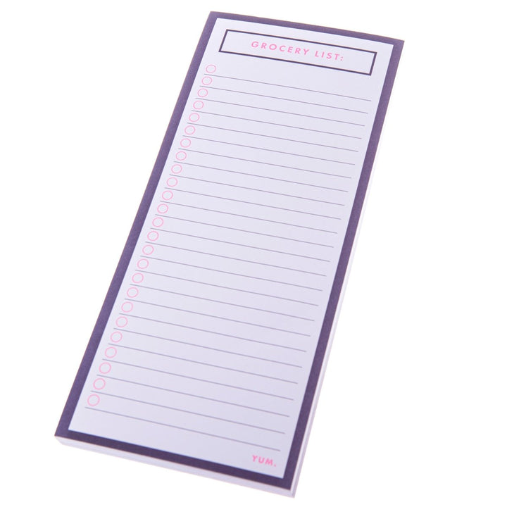 Navy Pink Grocery List Magnetic Notepad - Graphique de France