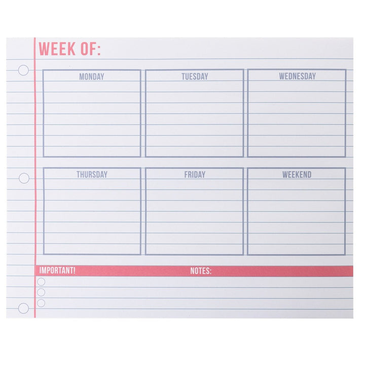 Old School Deskpad Weekly Deskpad - Graphique de France