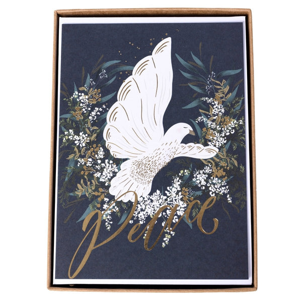 Peace Dove Large Classic Holiday Boxed Card - Graphique de France