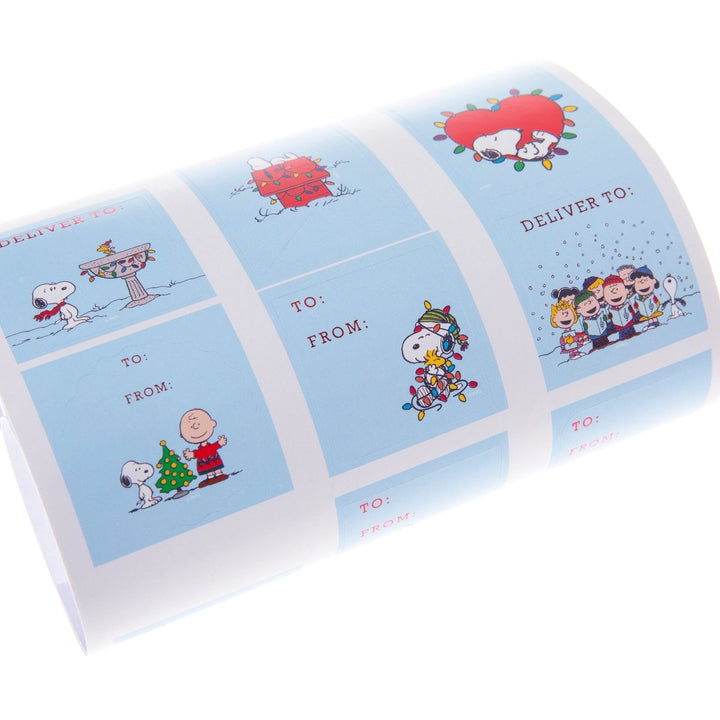 Peanuts Holiday Gift Labels Roll - Graphique de France