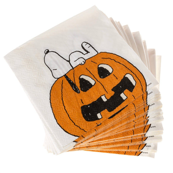 Peanuts™ Pumpkin Cocktail Napkins - Graphique de France