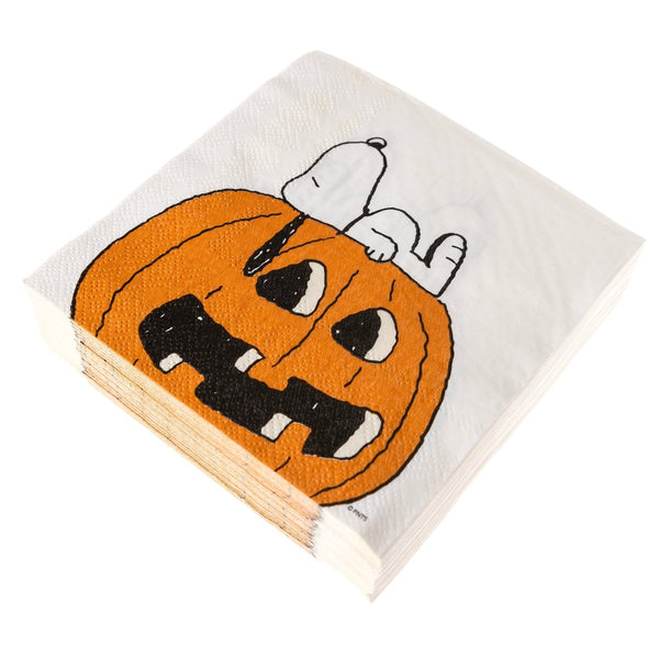 Peanuts™ Pumpkin Cocktail Napkins - Graphique de France