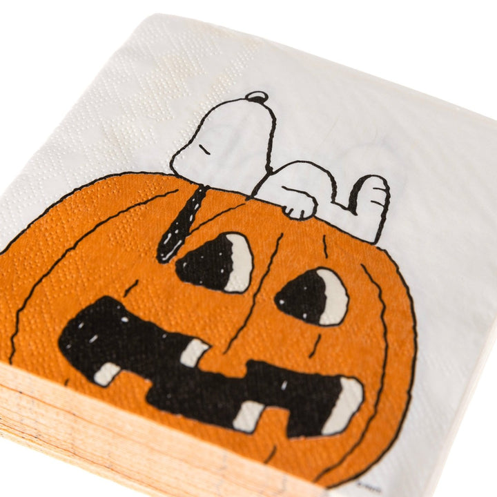 Peanuts™ Pumpkin Cocktail Napkins - Graphique de France